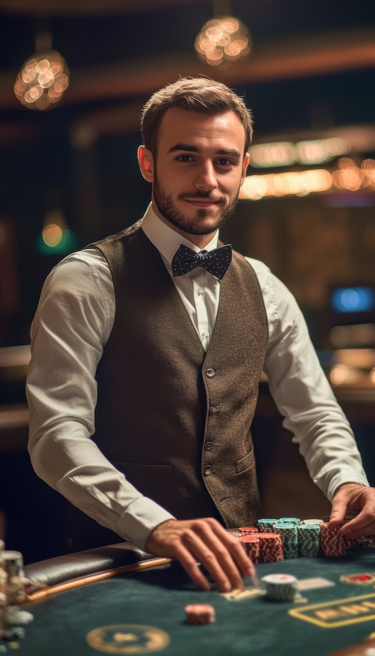 Meja Roulette live dealer Dream Gaming di platform winaslot dengan interface responsif